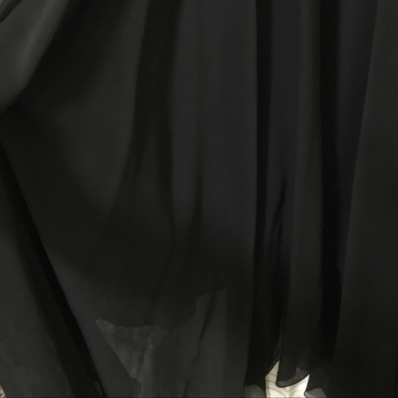 ๐ JS Boutique~Velvet Crossover Little Black Dress~Size 10๐ - Picture 9 of 12